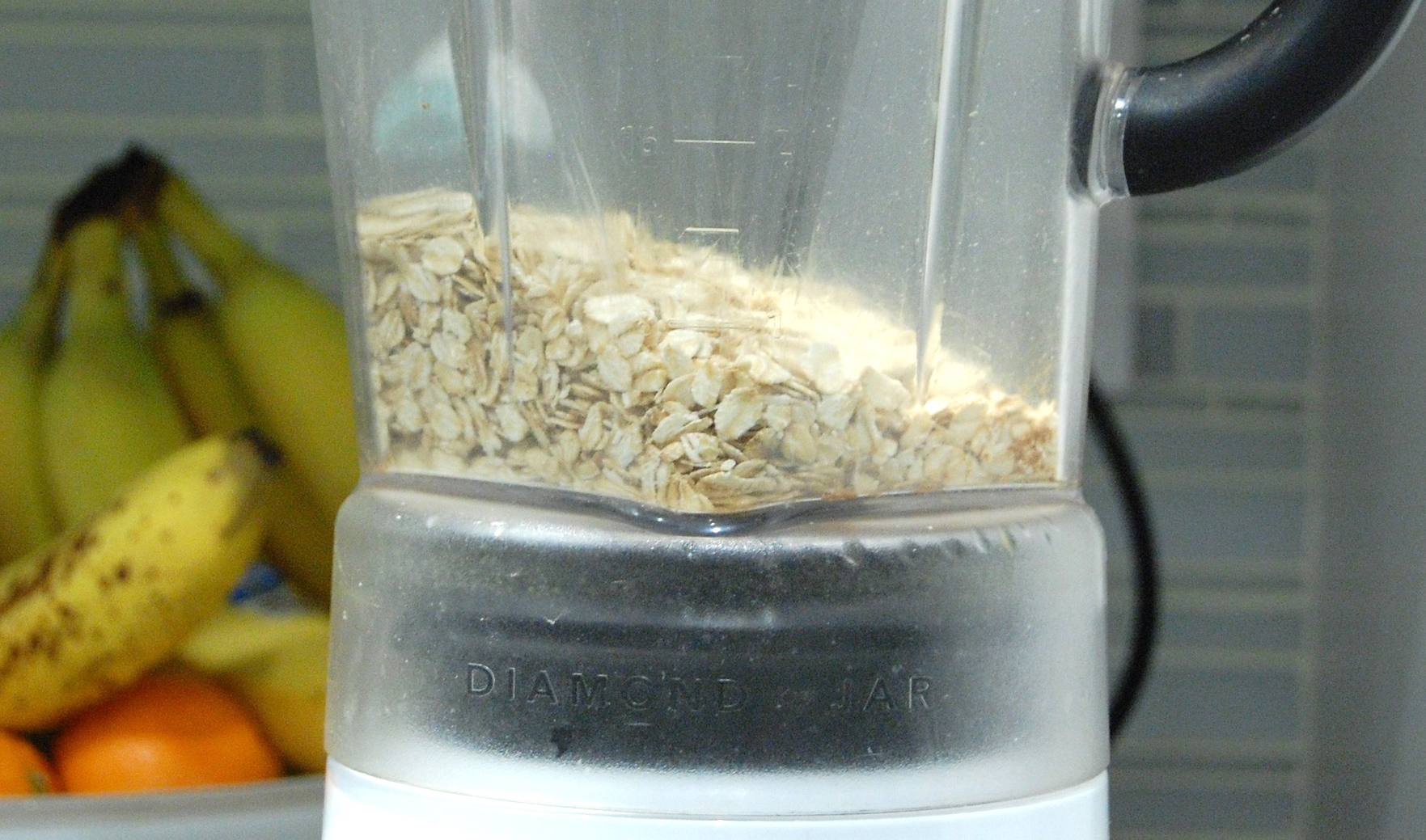 Give the oats and cinnamon a few long pulses...