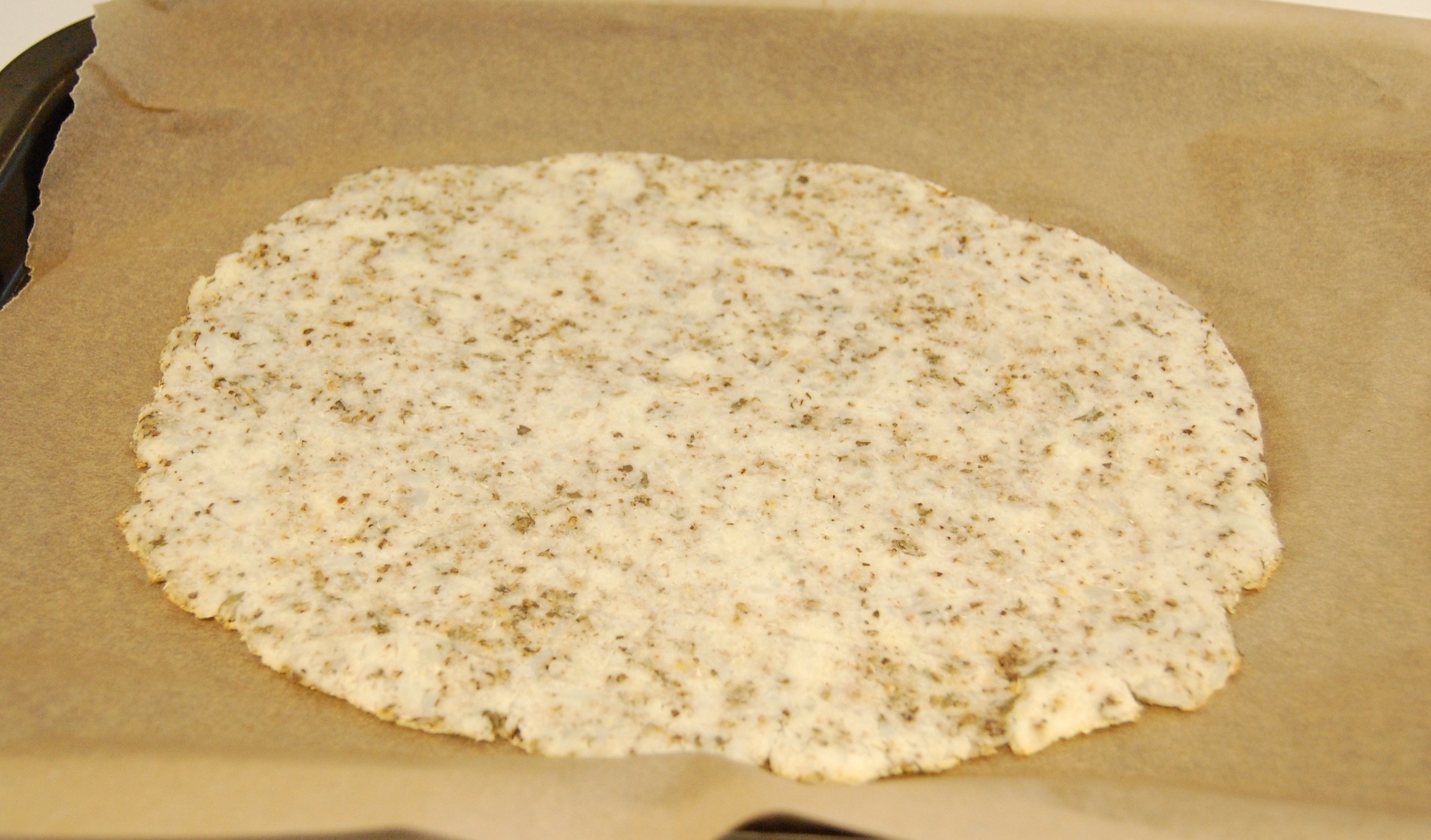This is what it'll look like after it's been in the oven once.