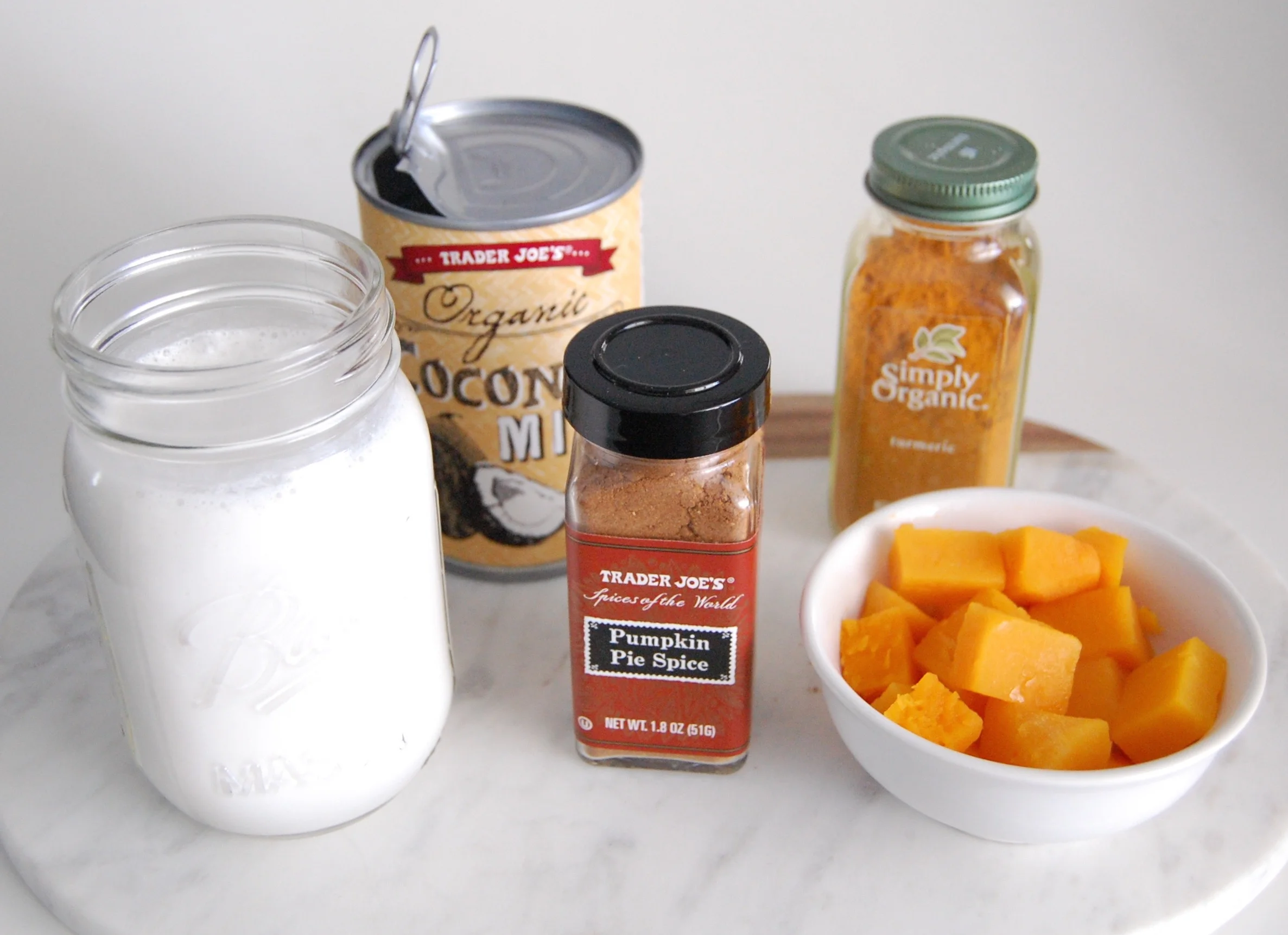 plus, an optional sweetener. i used Parker's Real Maple maple butter .