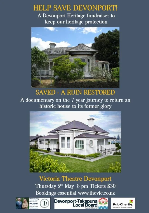 A third screening of our heritage film: Saved - A Ruin Restored. This Sunday 22 May at 12noon