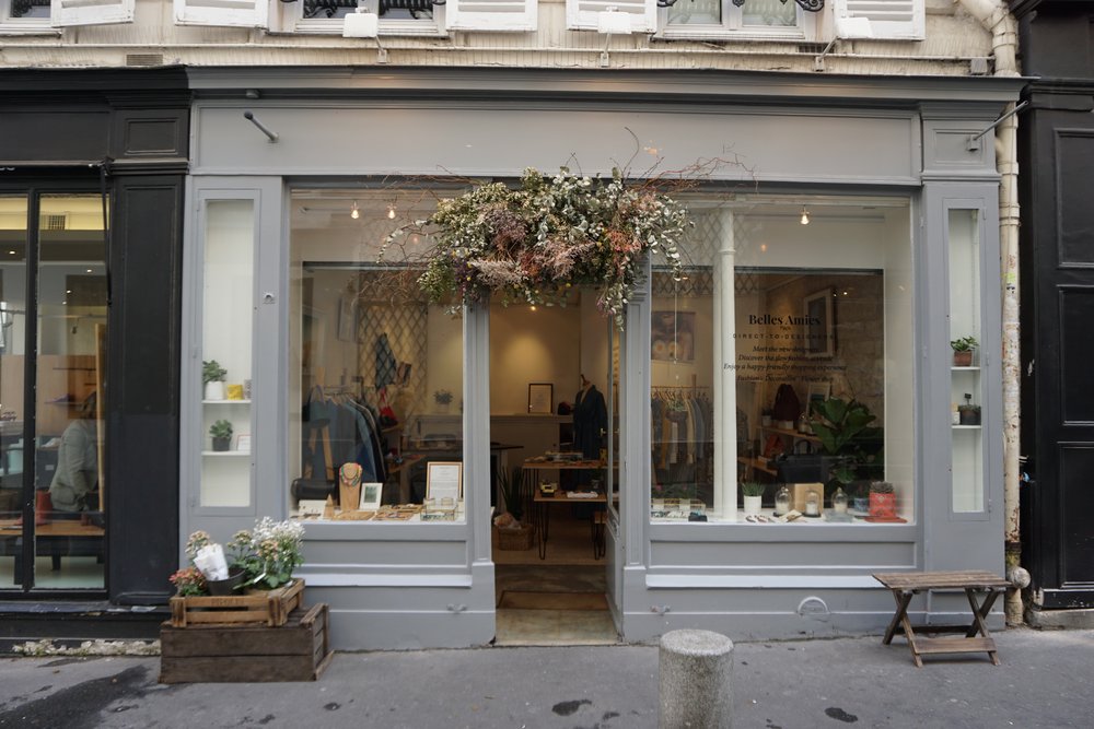 Fell in love with one of the designers / co-owners of this concept store Belles Amies.