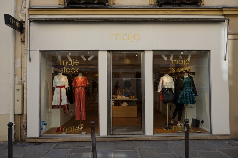  The Maje outlet. 