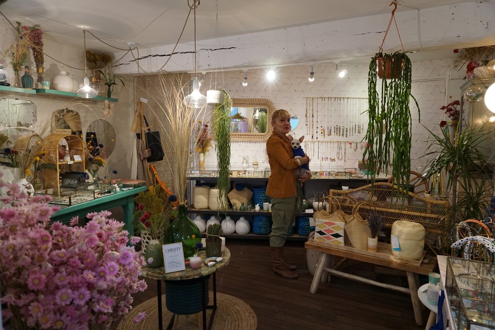 Inside Christy Paris. Amazing original jewelry designs.