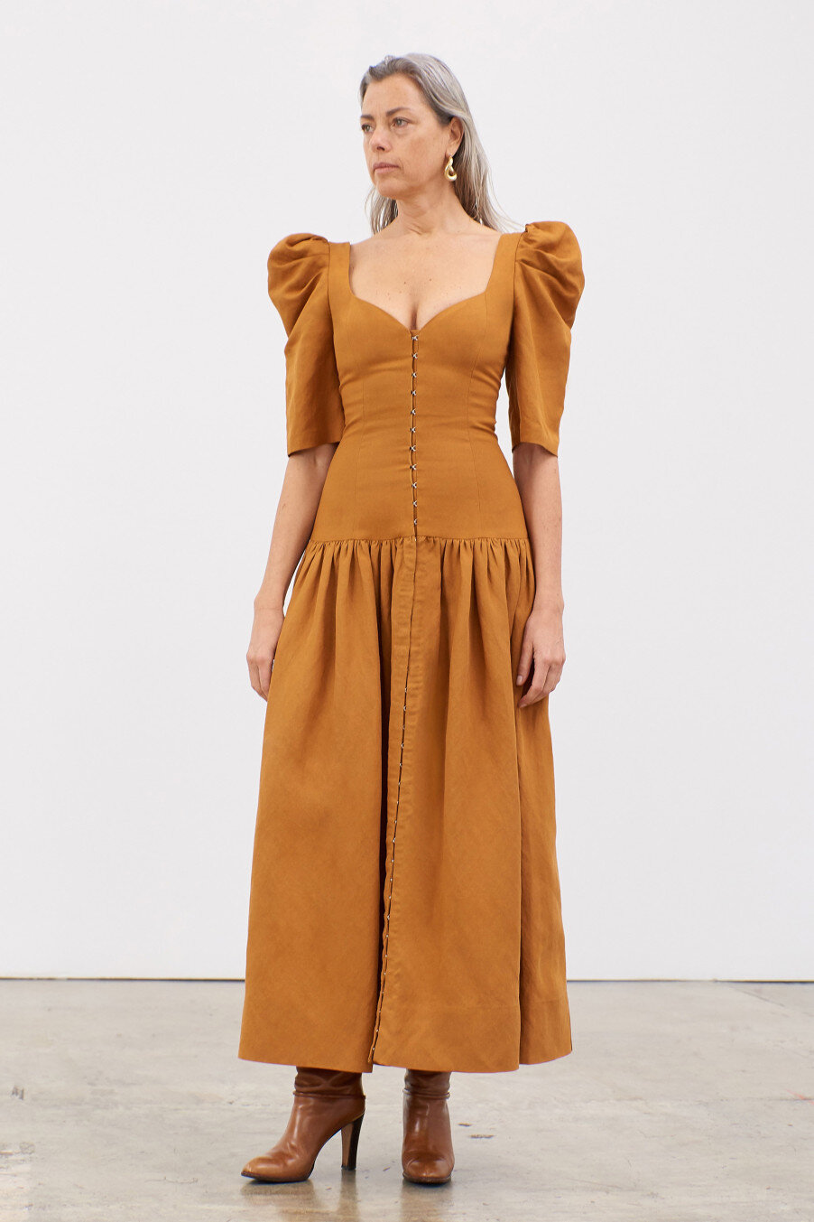 phaedra-drop-waist-puff-sleeve-hook-and-eye-dress-khaki.jpg