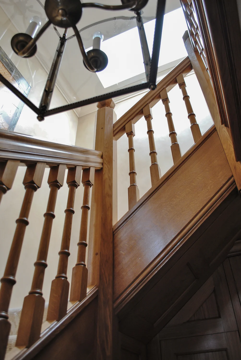Solid Oak Traditional Staircase // Project 1166