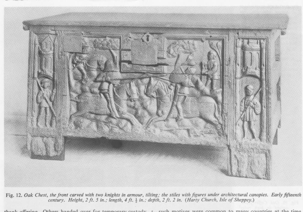 Original hand carved chest