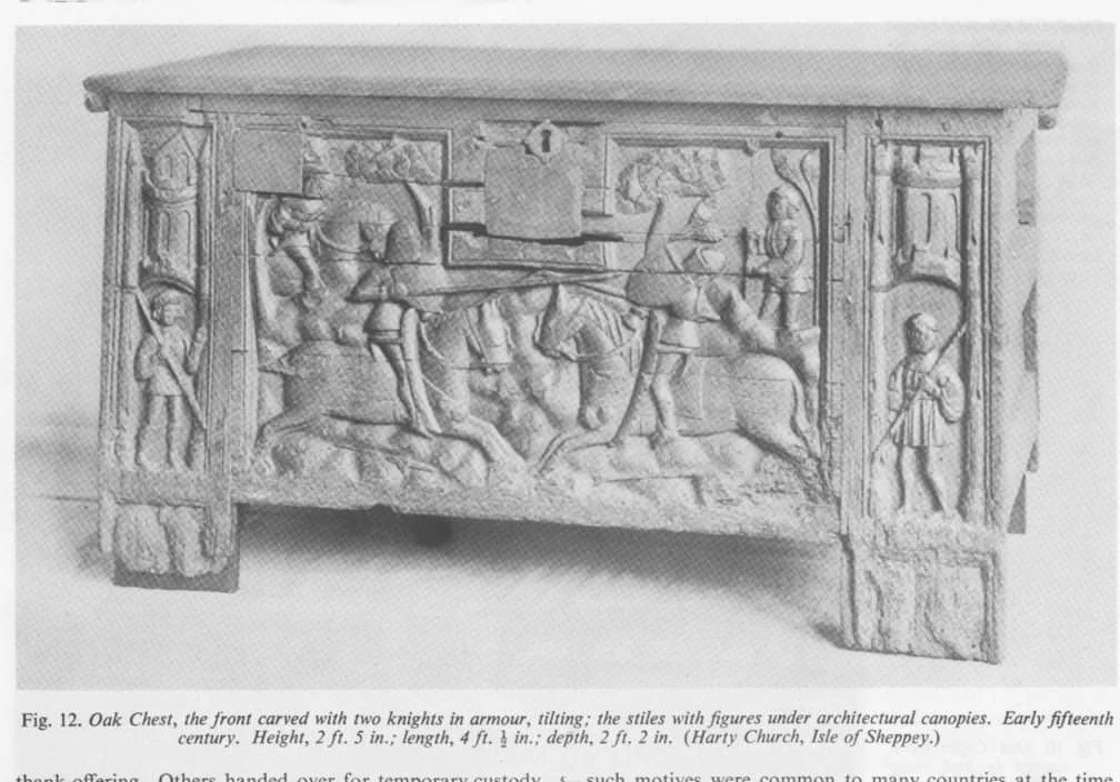 Original hand carved chest