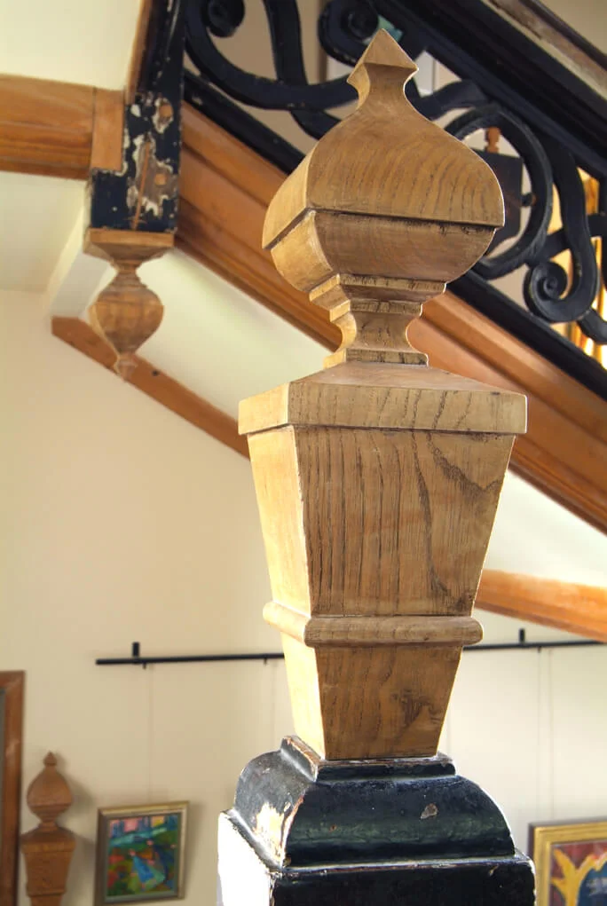 New finials designed to work with the existing 17th Century staircase.jpg