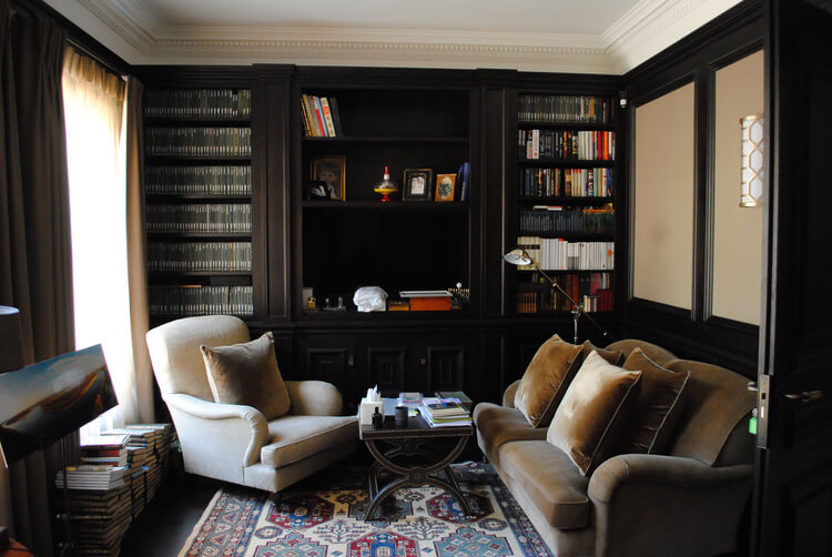 Black walnut library and study.jpg
