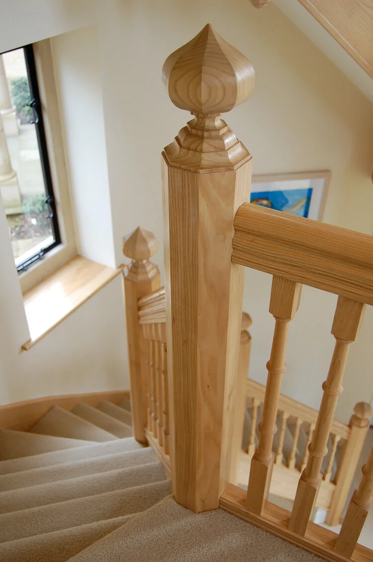 view of the top of our octagonal staircase.jpg