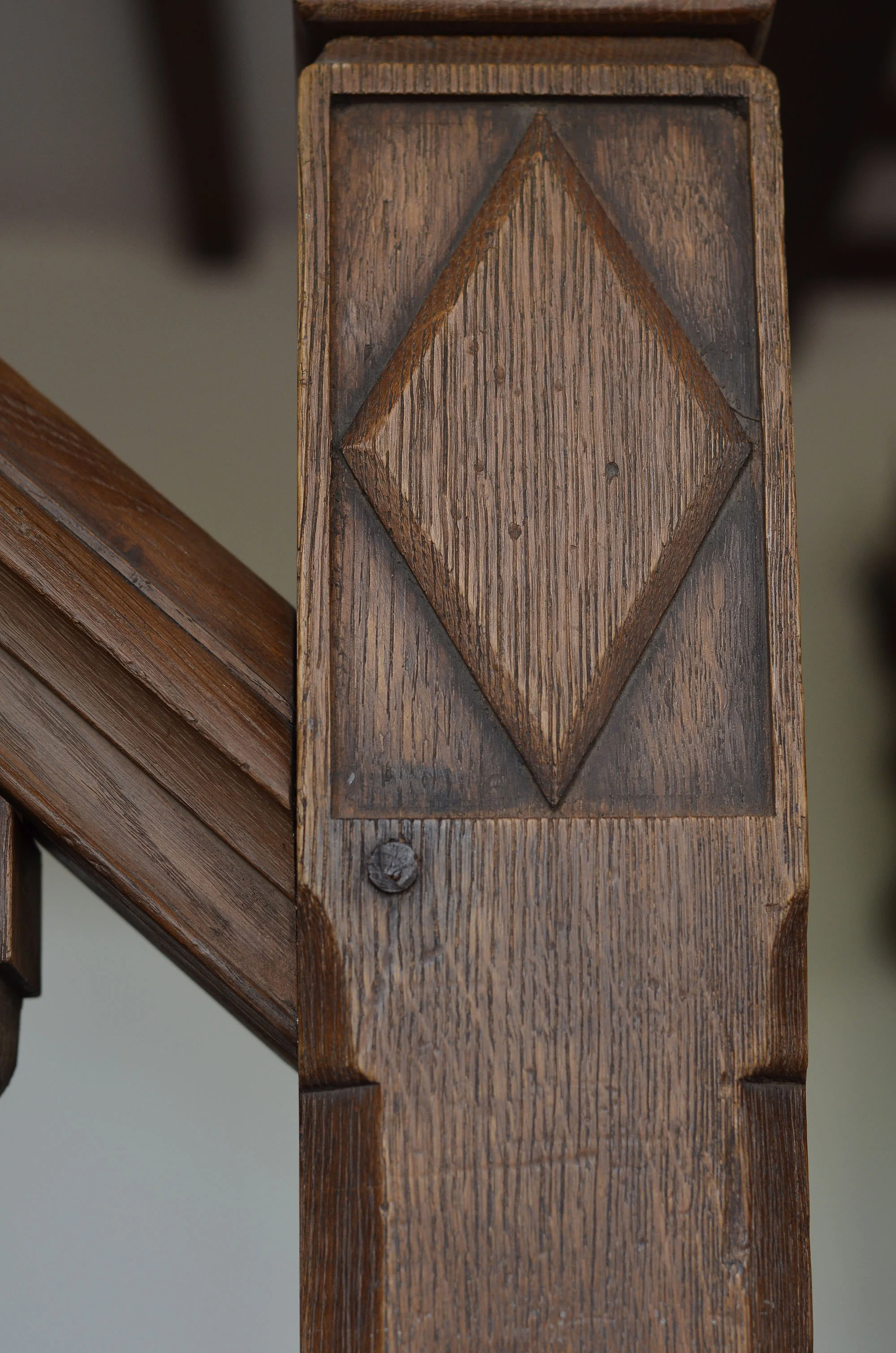 Jacobean style newel post