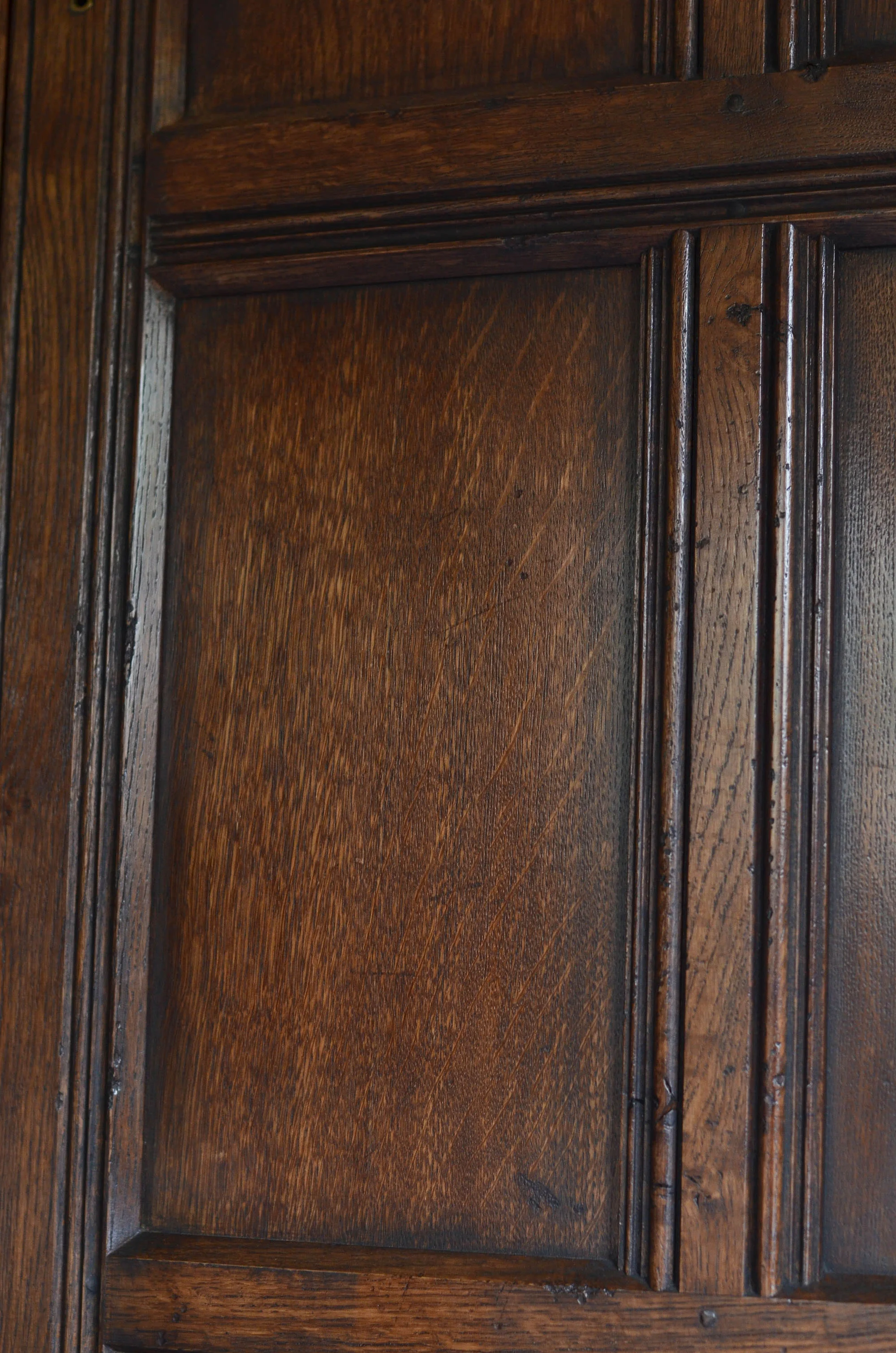Antiqued and aged wardrobe oak panelling for a period property.jpg