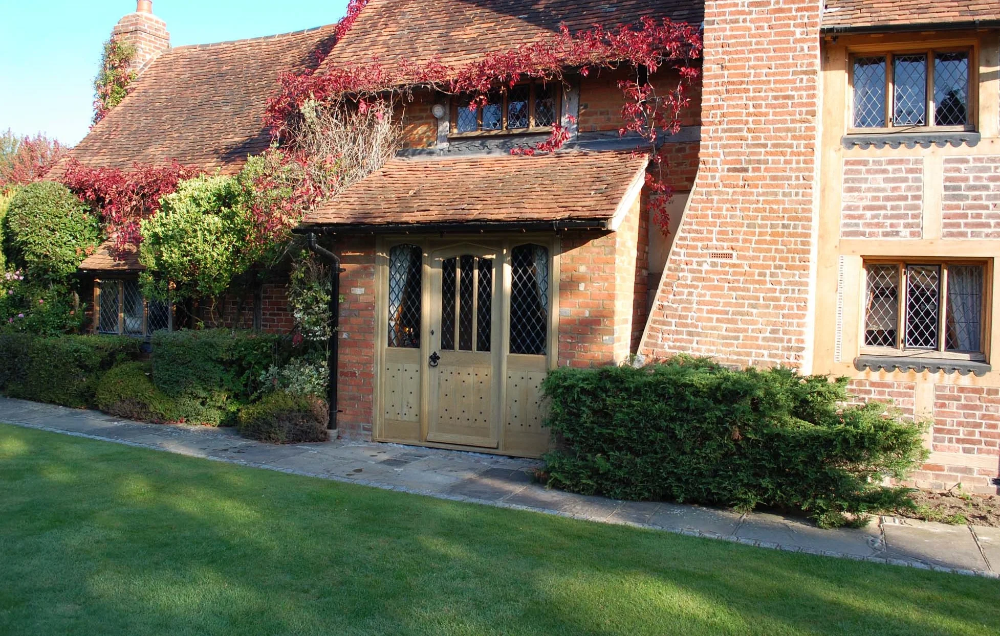 Traditional Porches, Entrances and Oak Windows 