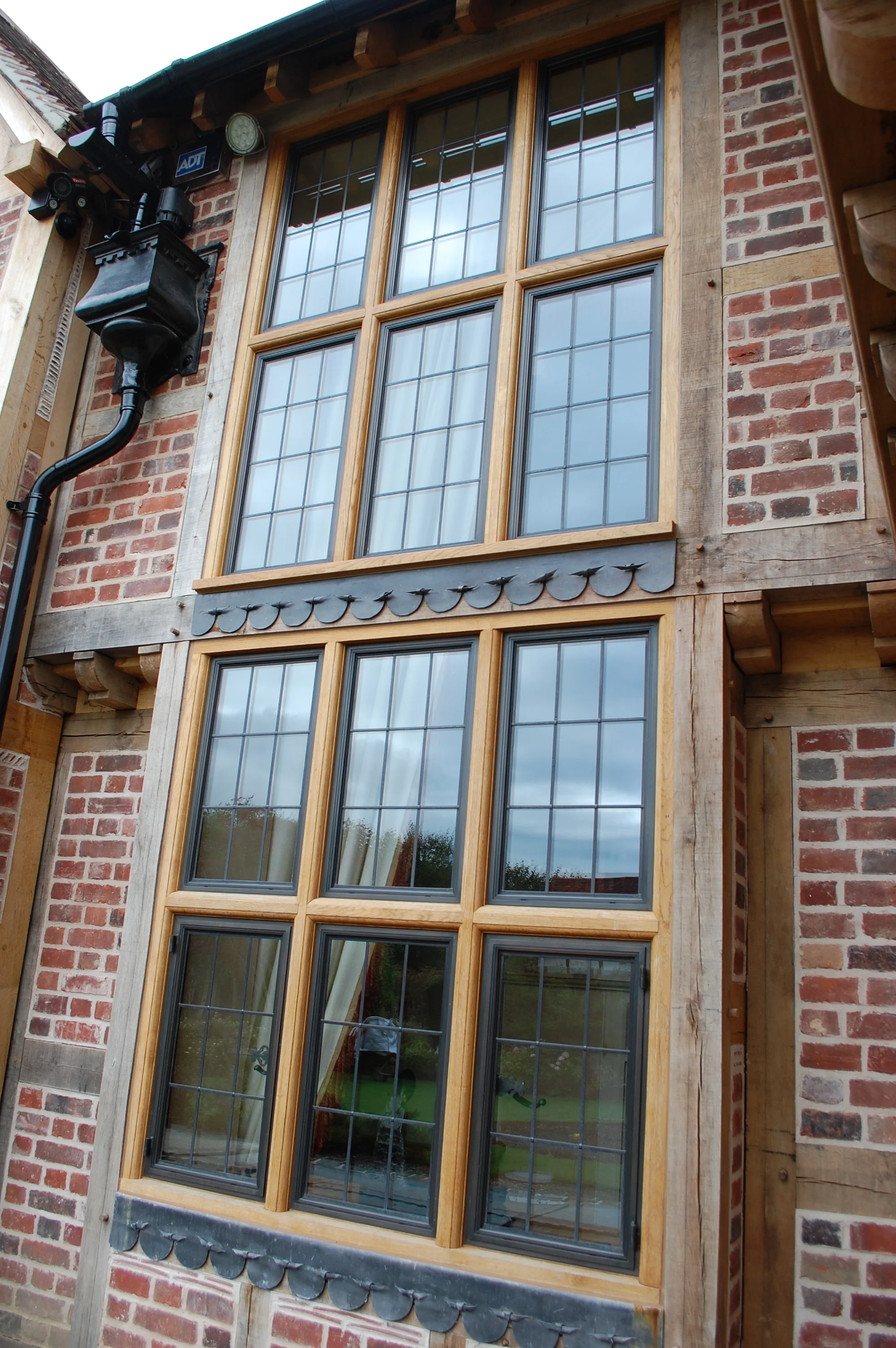 Traditional oak window for a listed building with authentic period mouldings