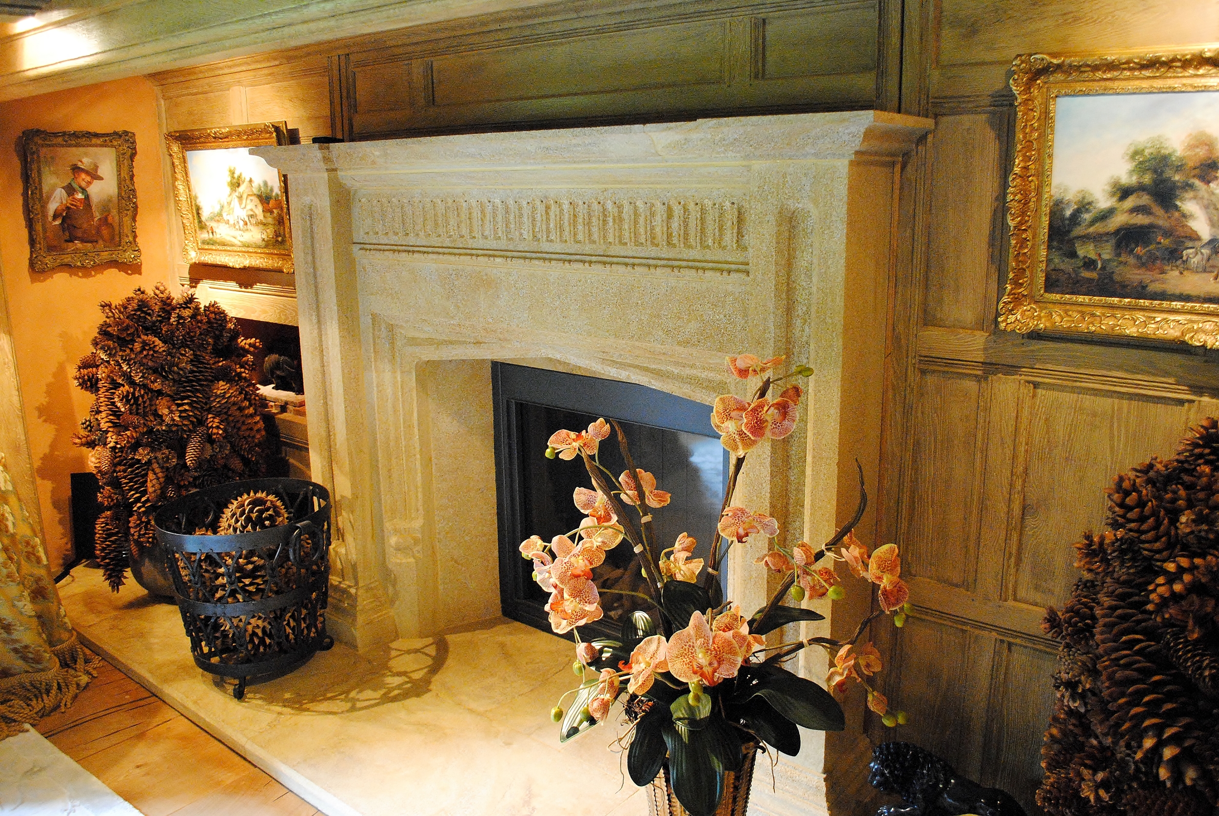Hamstone fireplace for a period property
