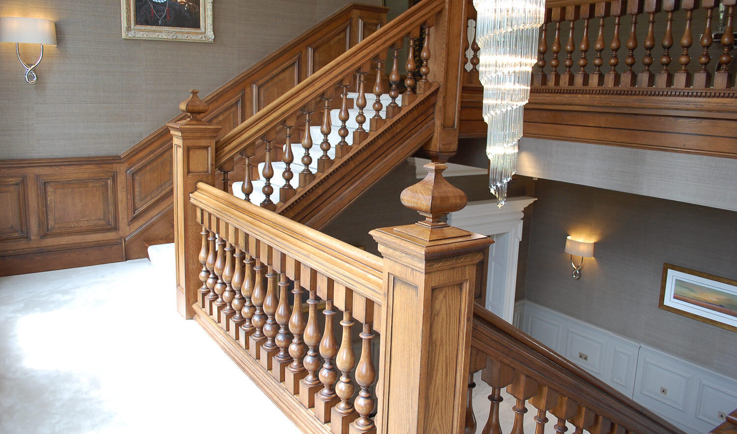 period style joinery 18th century style oak staircase