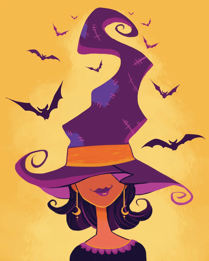  The Little Witch – Poster image illustrated for the Pitman Broadway Theatre's Children's Theatre 2015 Season publication. 