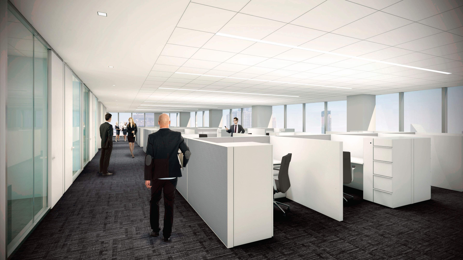 View of Typical Workspace