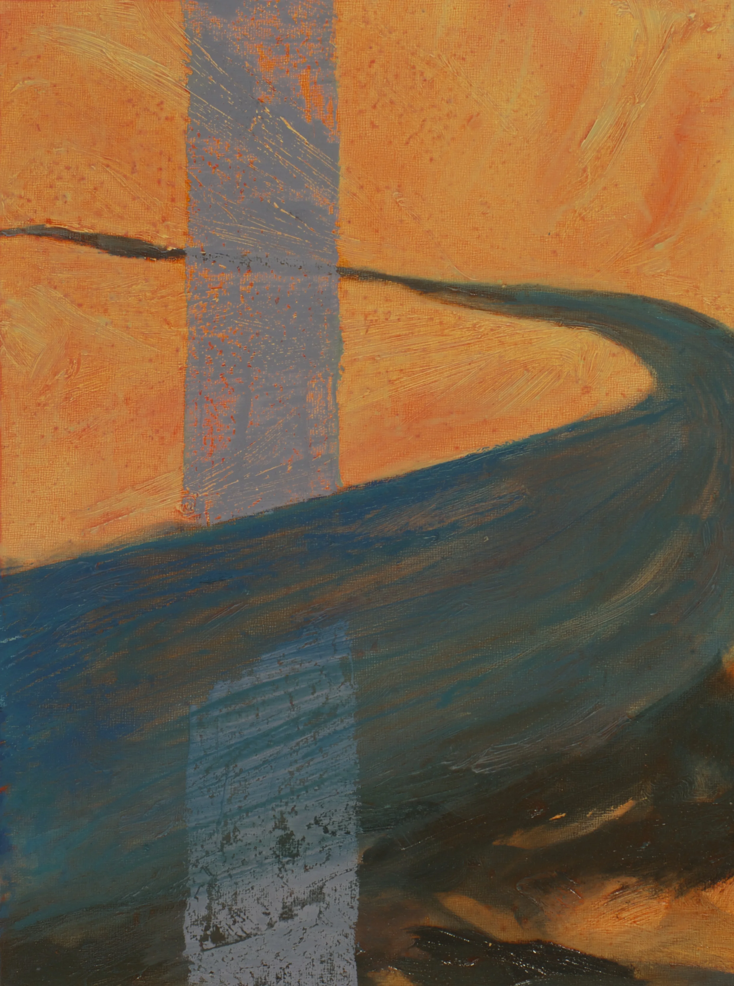  Oil on board  12 x 9 inches 