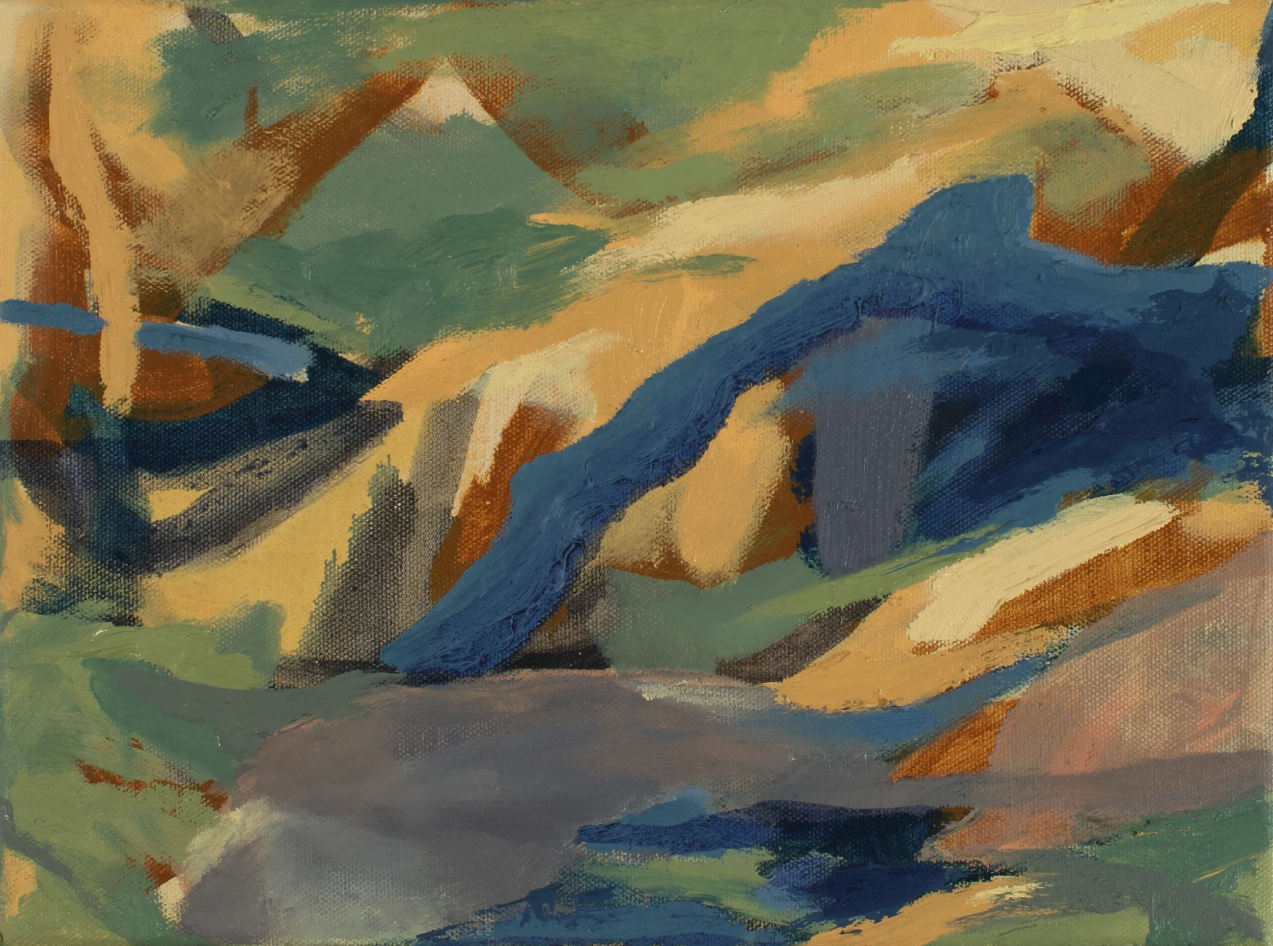  Oil on canvas  9 x 12 in 