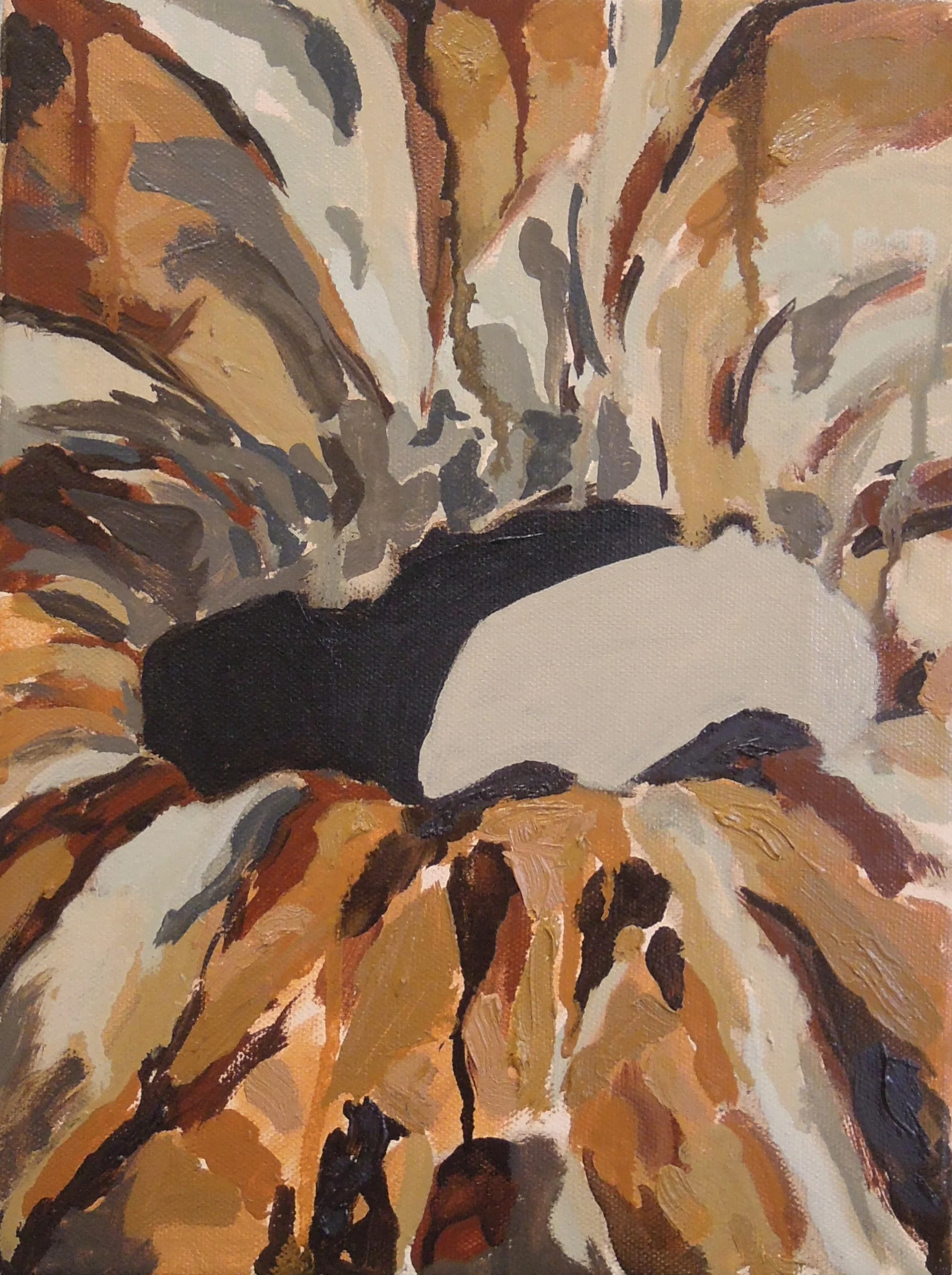  Oil on canvas  12 x 9 inches 