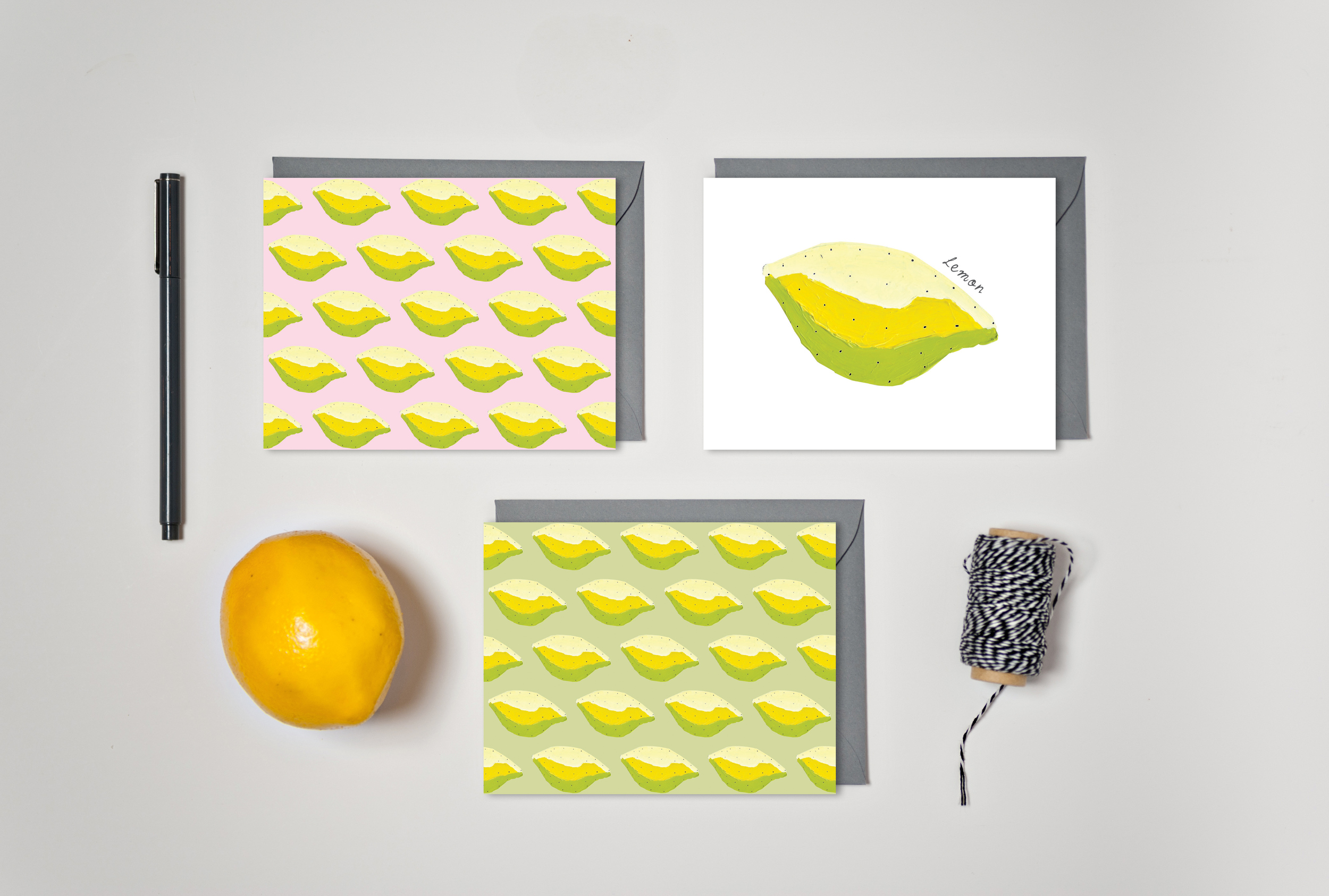 Lemon Card Set