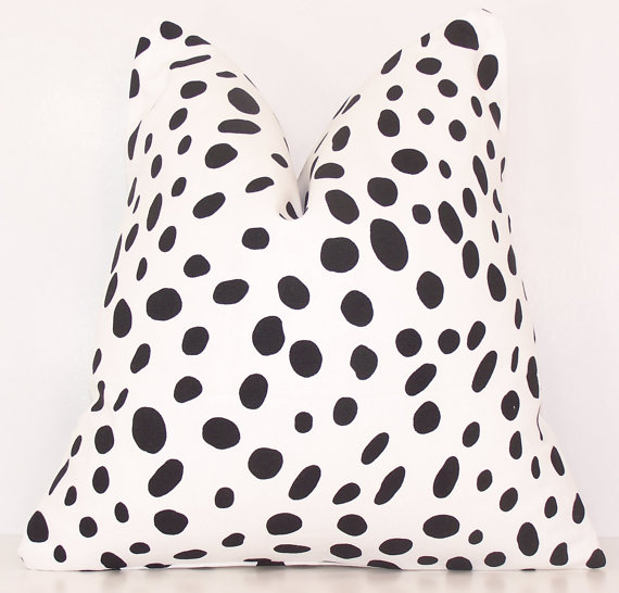 Black and White Pillow