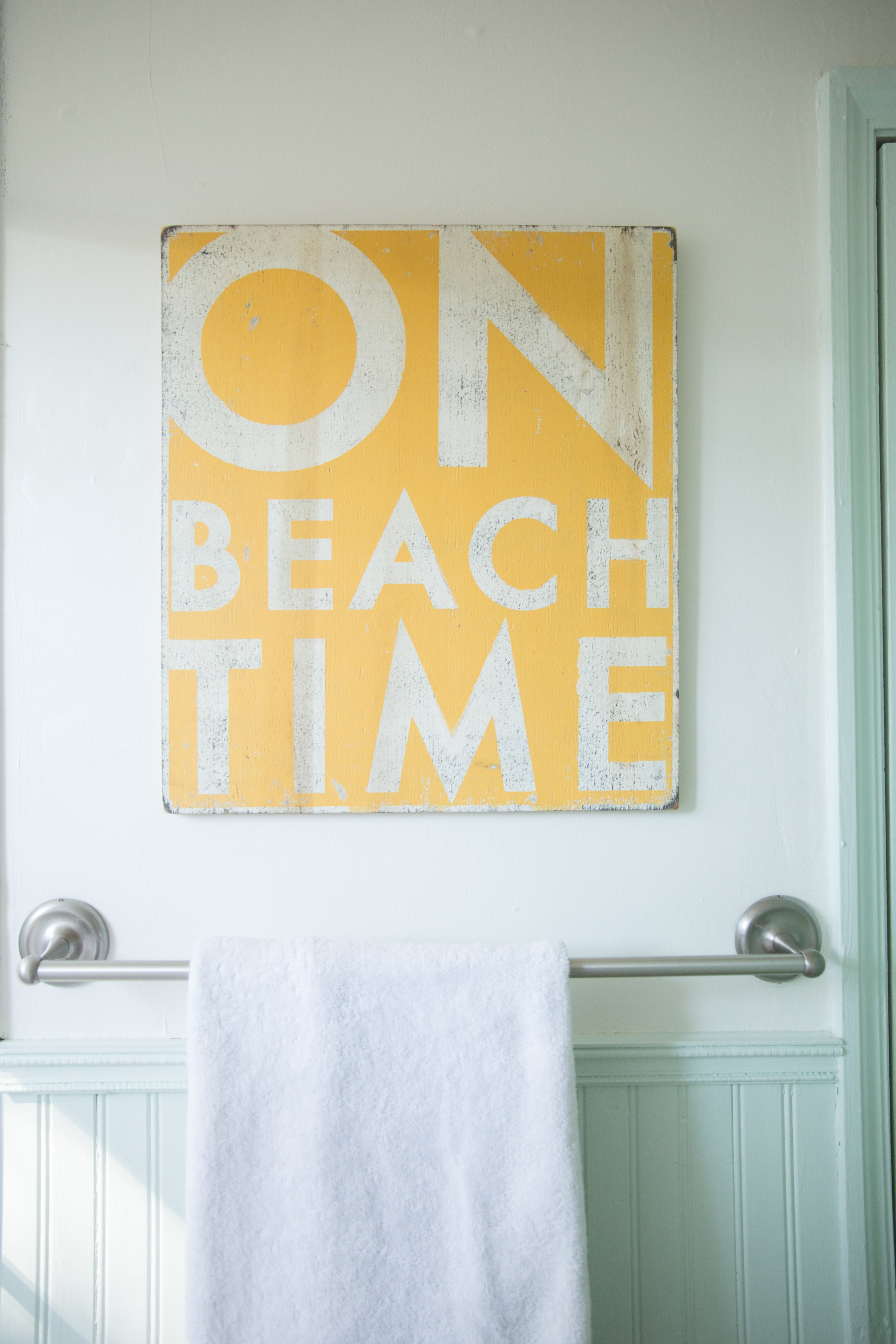Beach Inspired bathroom space