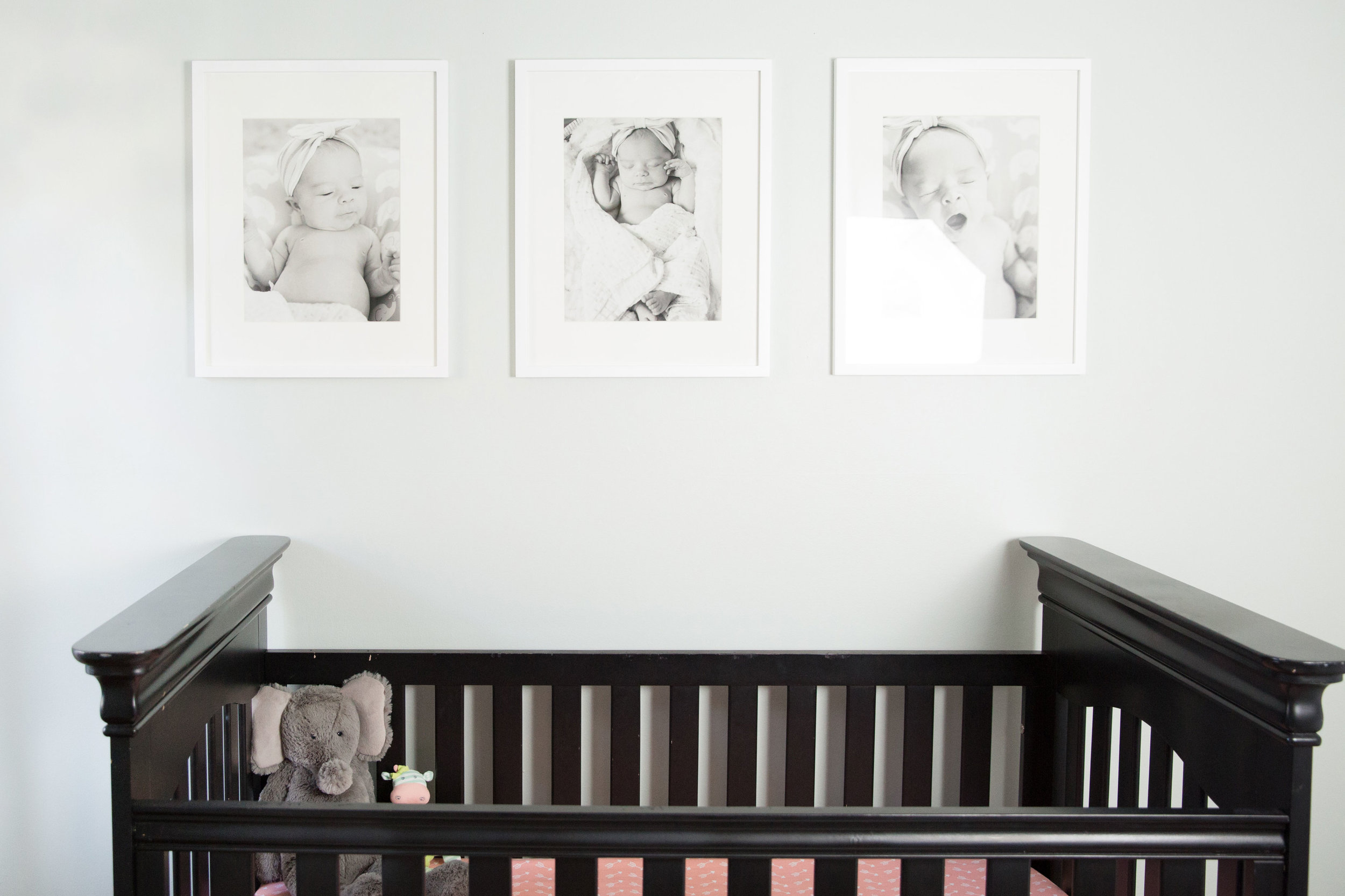 Black and White Baby Photography