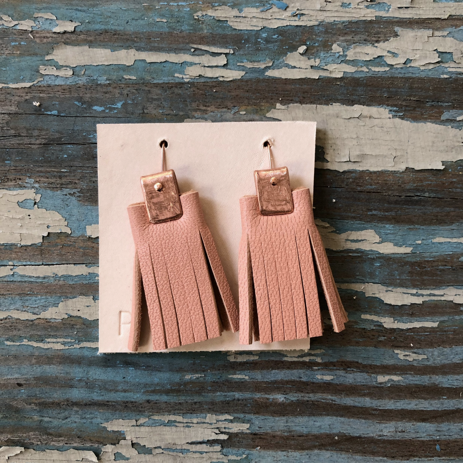 Penelope Design Studio leather earrings