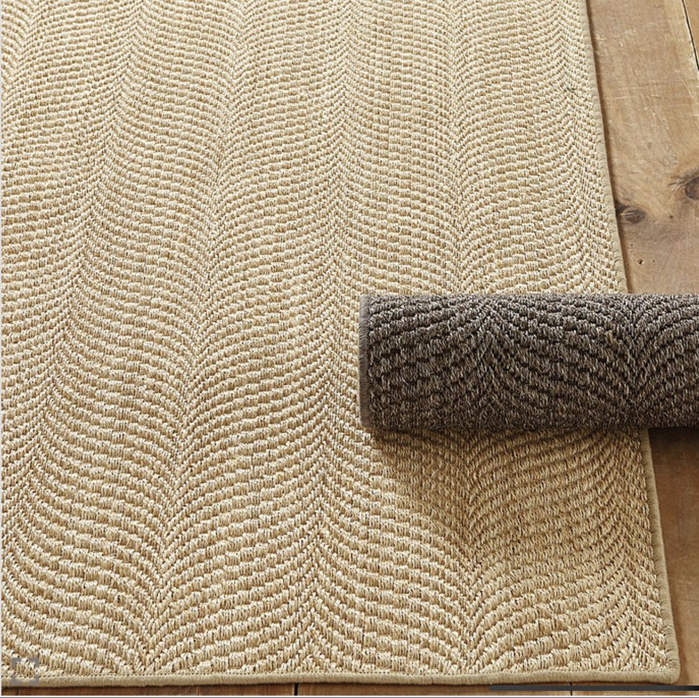 jute area rug from Ballard Designs