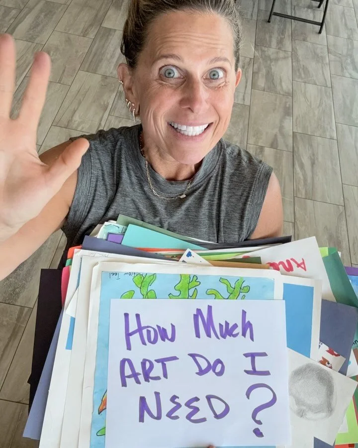 How much art do you need?  This is plenty!  Probably enough for a 36x48 collage.