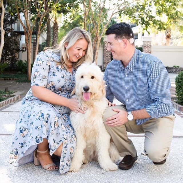A few days late but we&rsquo;re a year out from our wedding (363 days..but who&rsquo;s counting 😉) 📸@reesemoorephotography @conman_twitty  @marthastewart_thegoldendoodle @thepetalreport @kendraconwayevents #abcdcakes #charlestonwedding #gadsdenhous