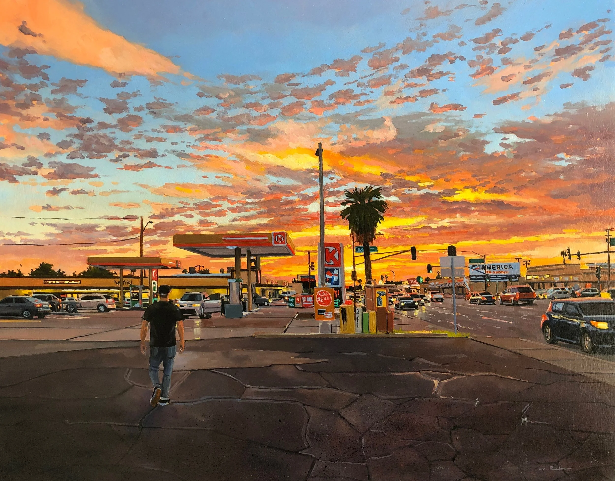 Sunset Over Circle K