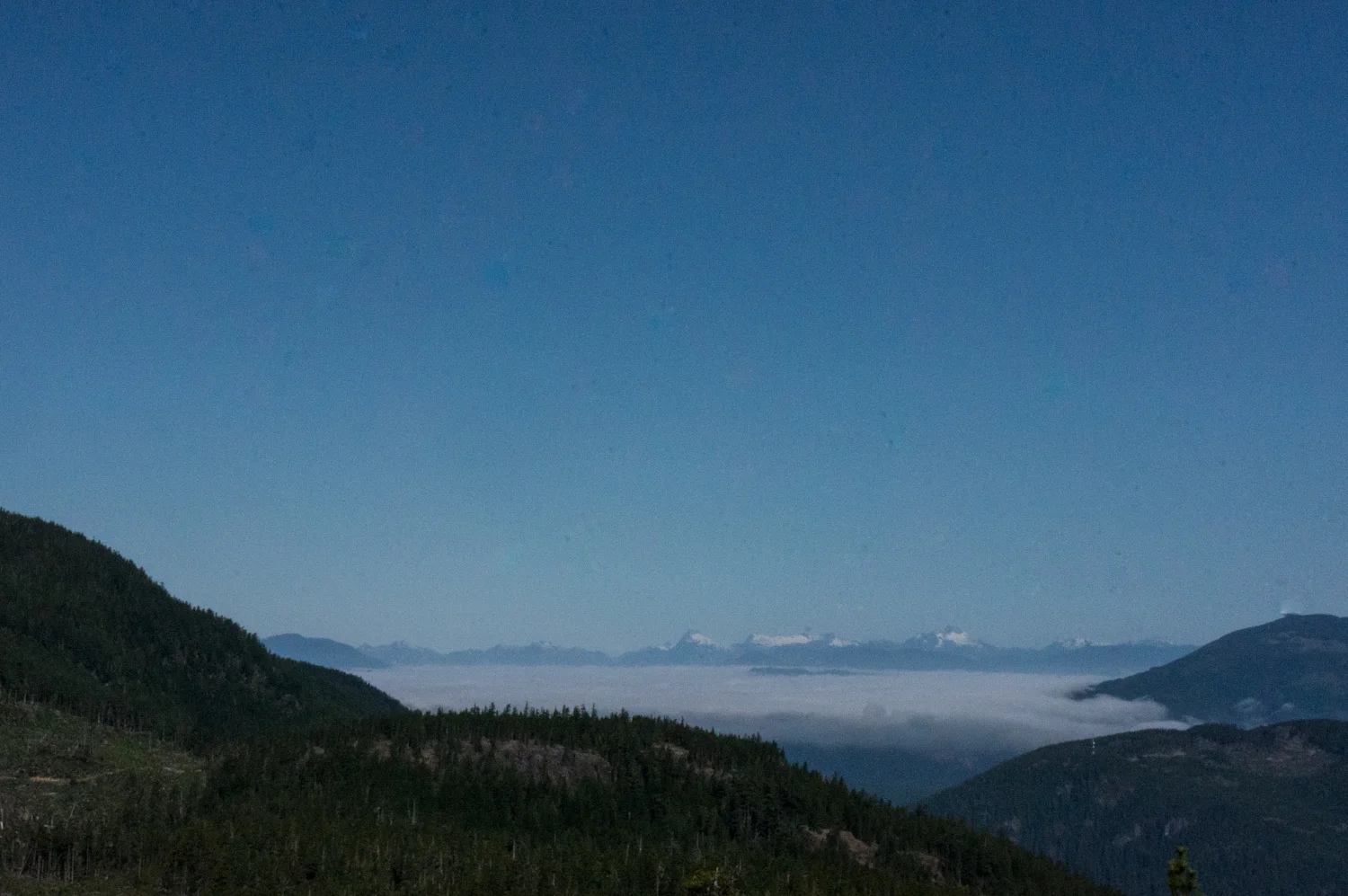 The views northeast from the lookout