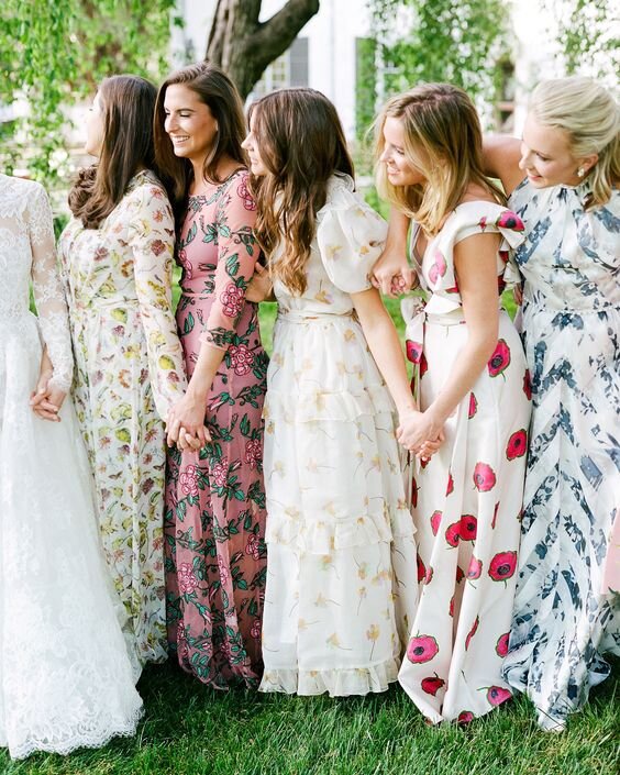 Unique or Alternative Bridesmaid Dresses — The Merrimon-Wynne House
