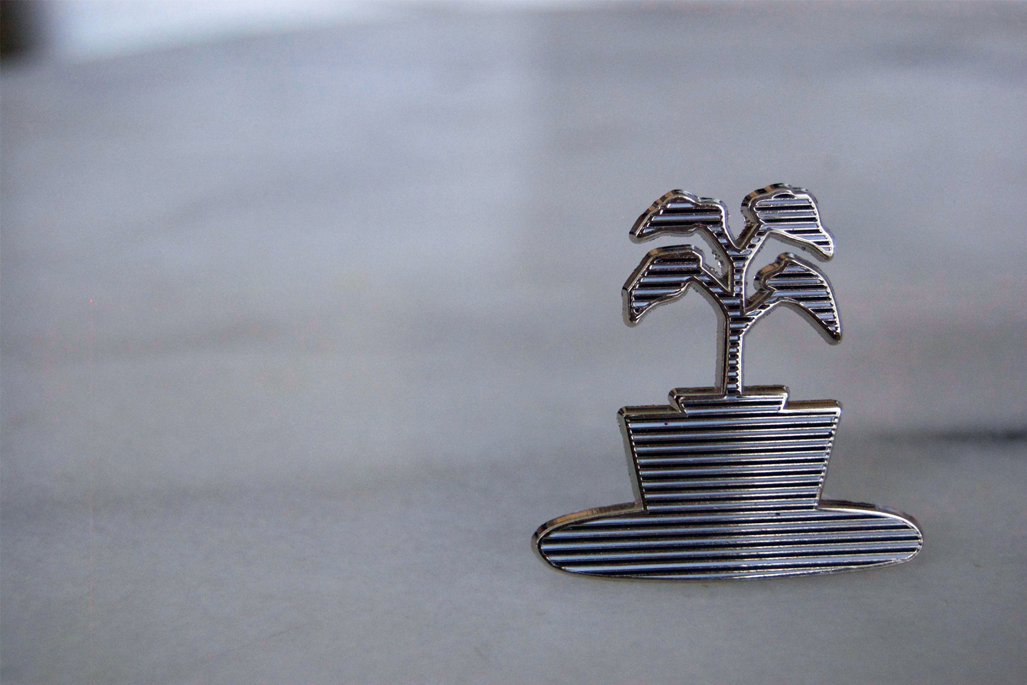Alicia Nauta, Behind Blinds, SAGAN EDITIONS enamel pin 2016 