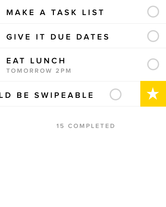 Task List