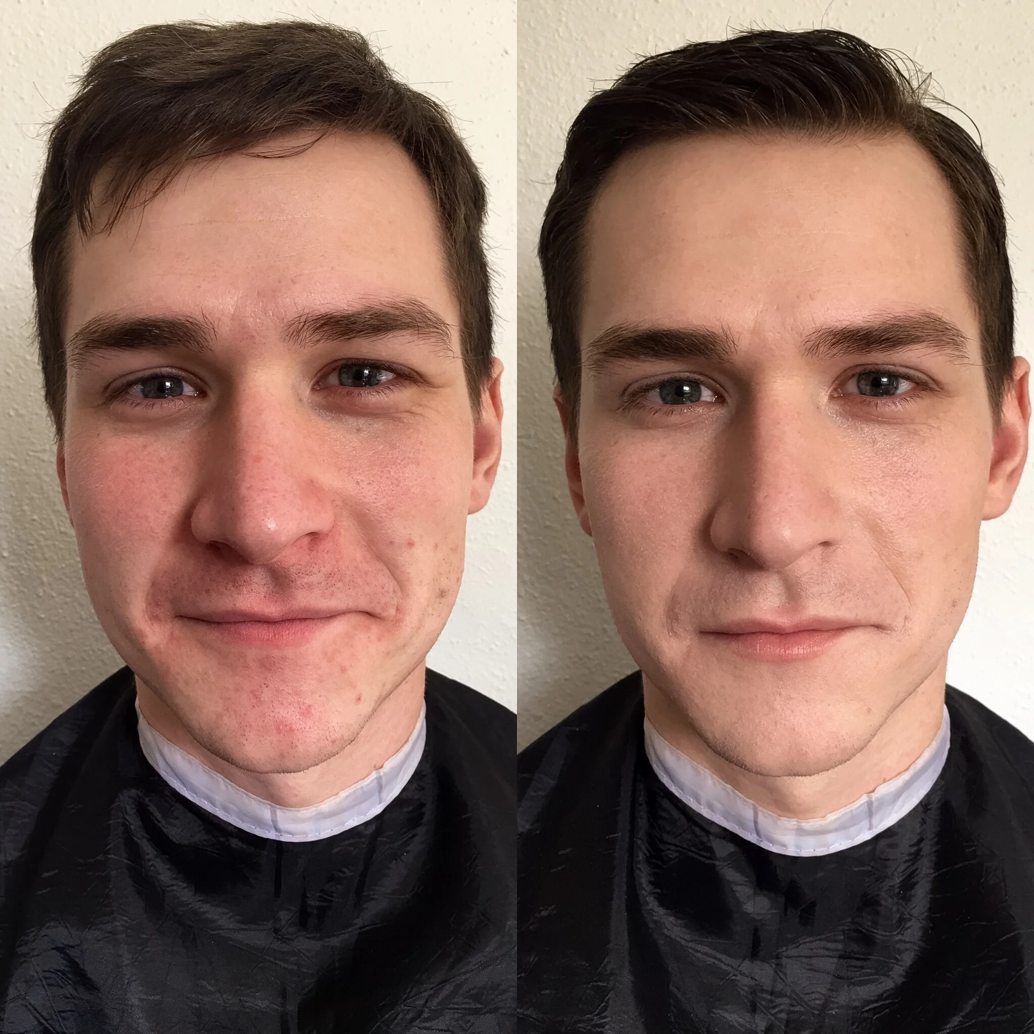 BEFORE / AFTER - NO MAKEUP MAKEUP