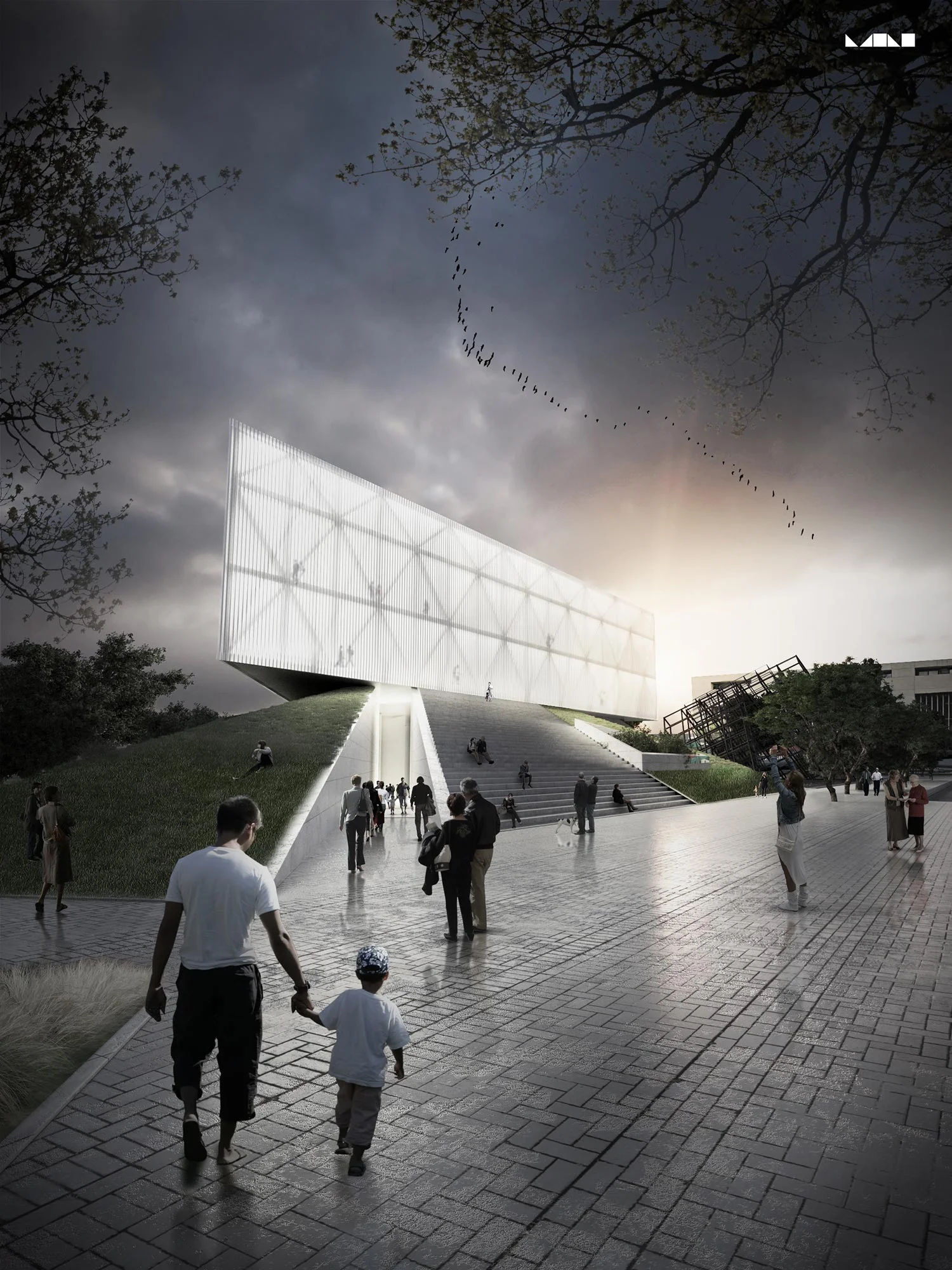 Monomo architectural 3d rendering work for Arquitectura en Estudio
