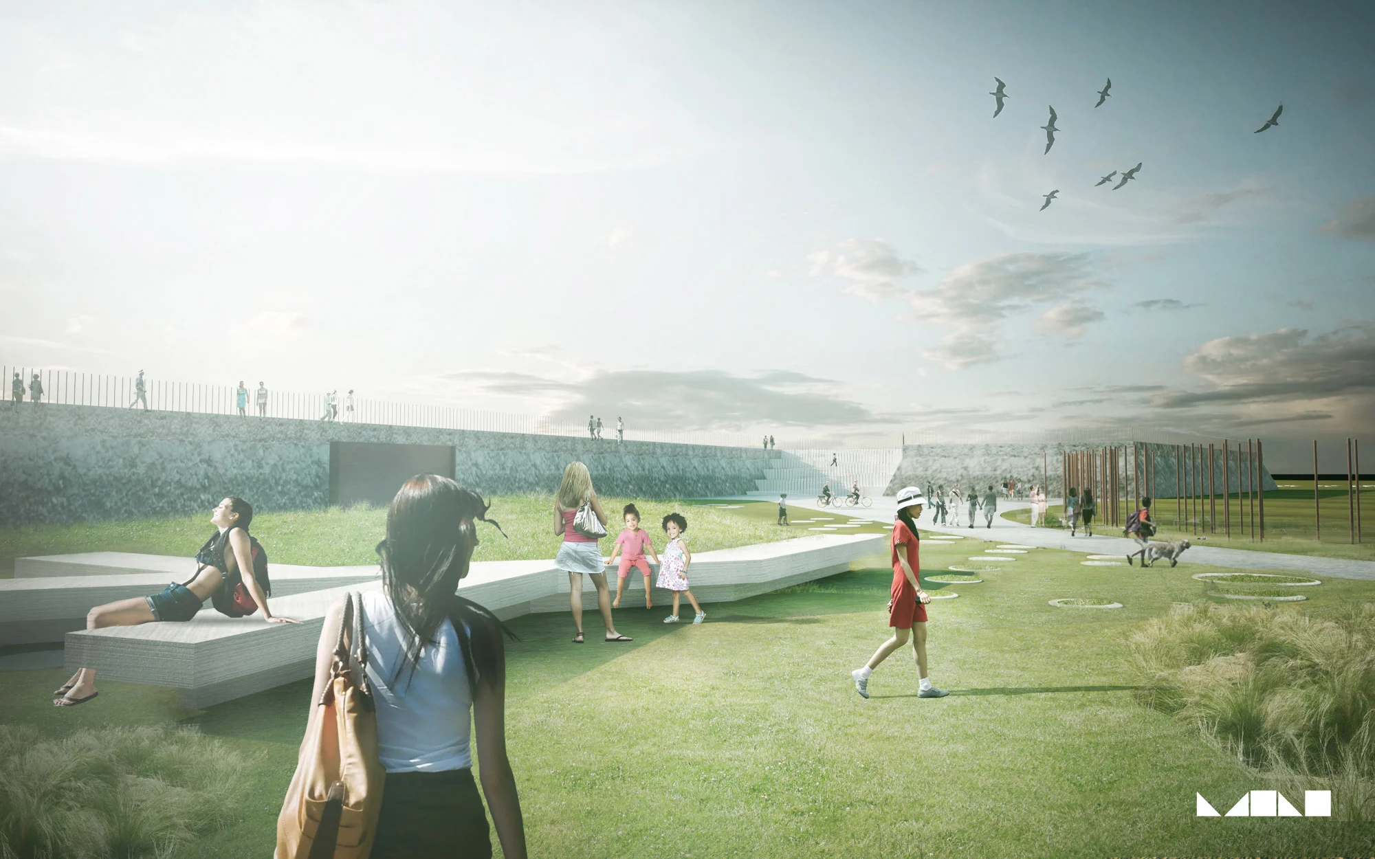 Monomo architectural 3d rendering work for Giorgio Badalacci