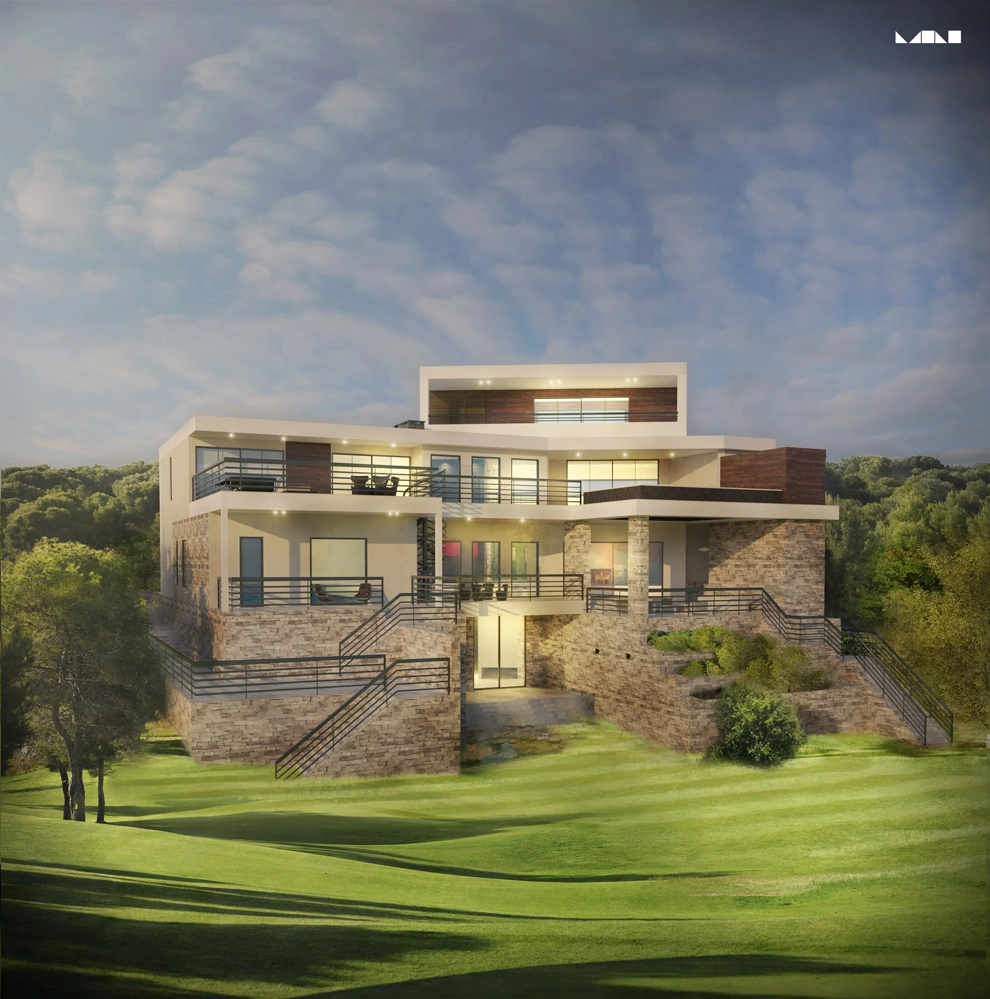 Monomo 3d architectural rendering work