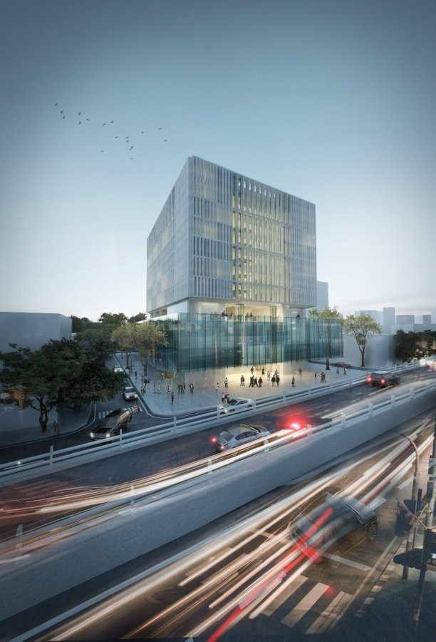 3d building design - Exterior rendering 2  - MONOMO