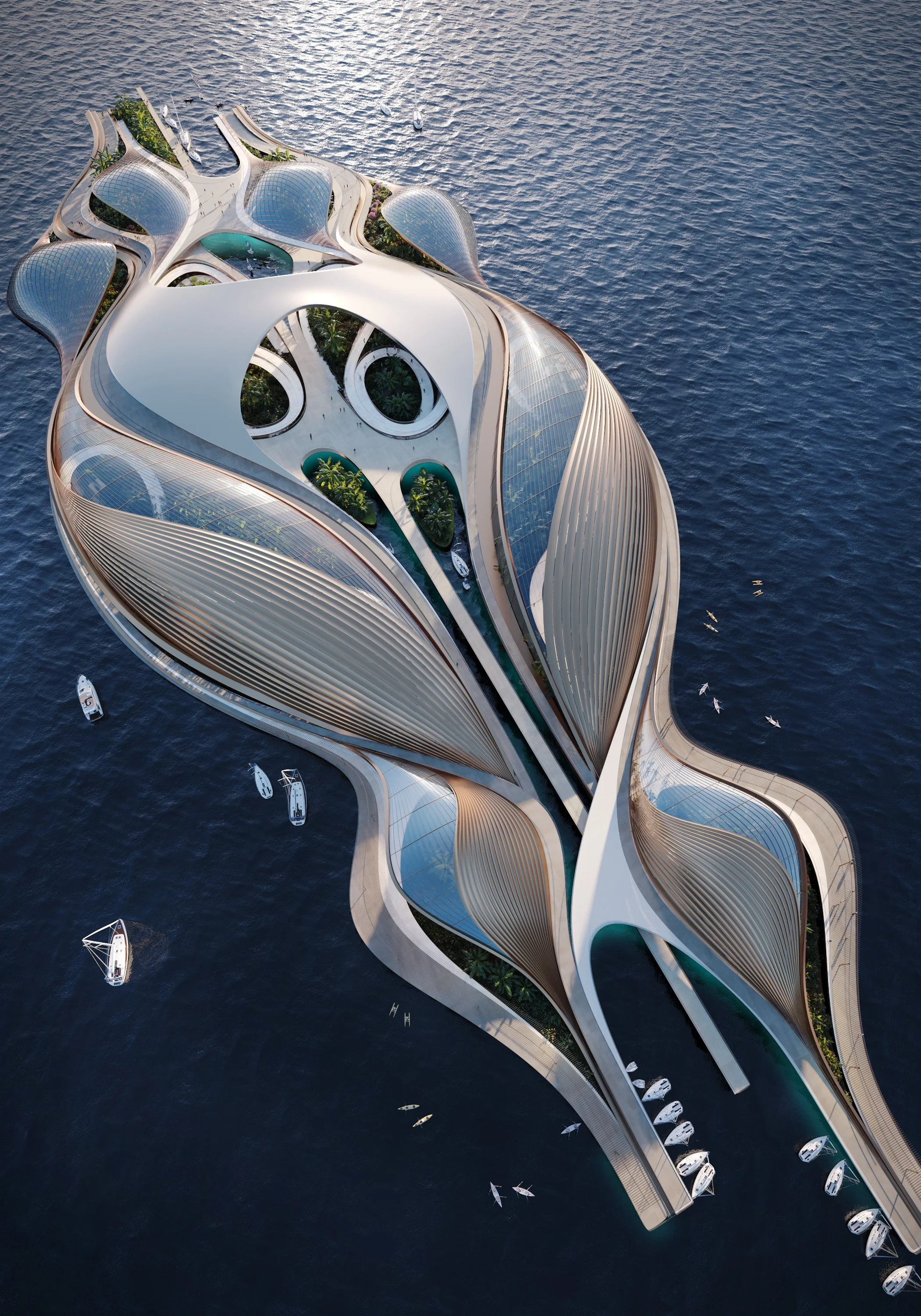 Monomo exterior architectural 3d visualization for Mariana Cabugueira
