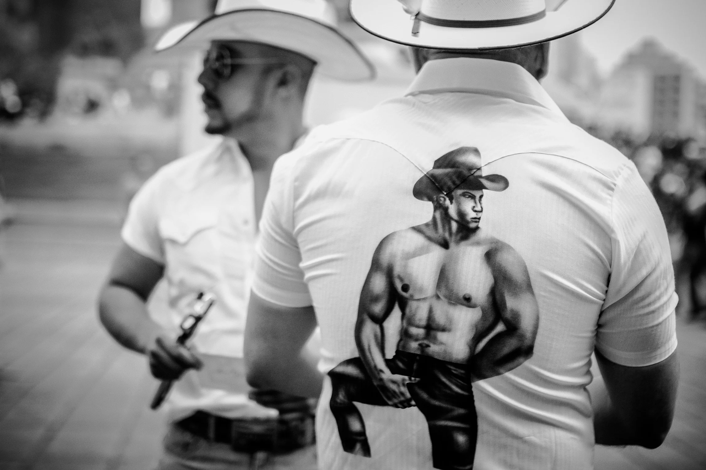 Hats, glass, and muscles