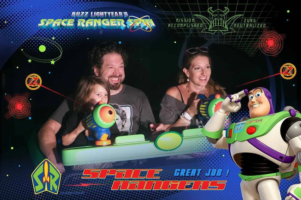 Buzz Lightyear Ride at Magic Kingdom