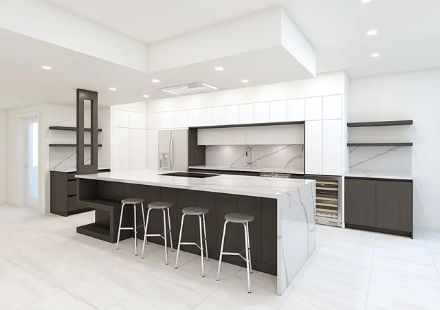 Yes, we can do it modern too. This Italian beauty will be making its debut in 2020. Wrapping up final details on this Italian kitchen featuring @bellalineahome Italian cabinets.