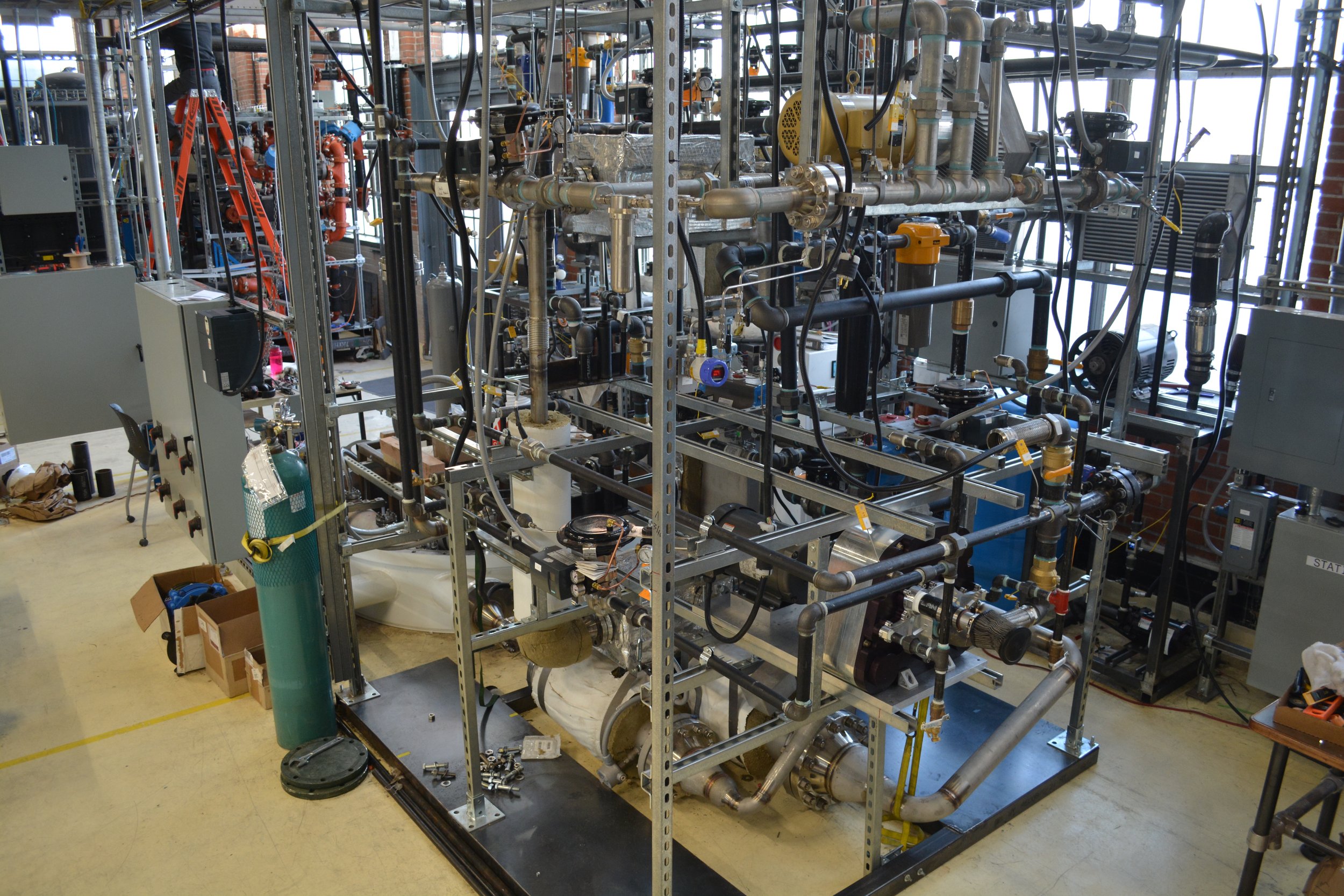 Hybrid Fuel Cell-IC Engine Test Facility