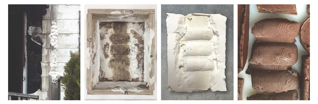 Four-part casting process