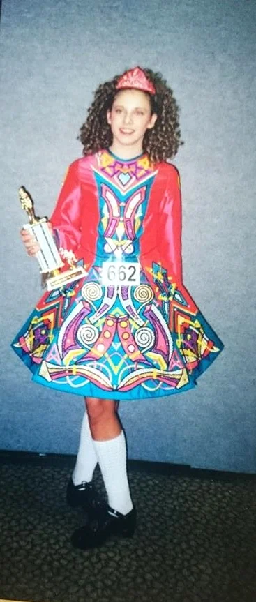 This was my second Irish dancing dress-age 16